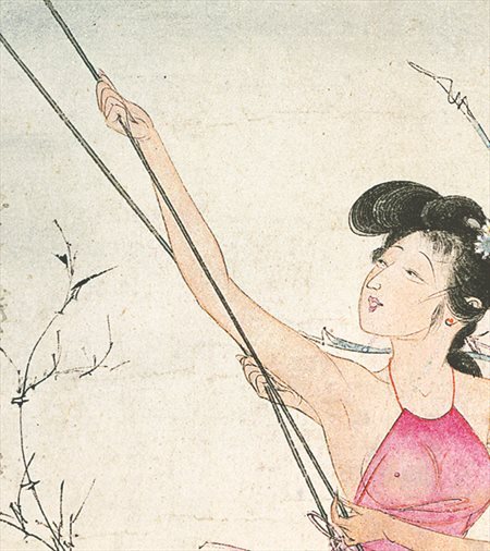 大安-胡也佛的仕女画和最知名的金瓶梅秘戏图